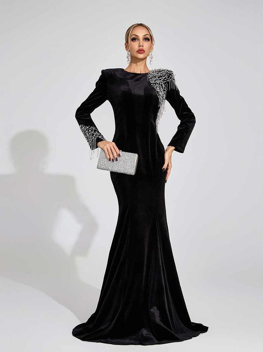 Azalea Beaded Maxi Dress