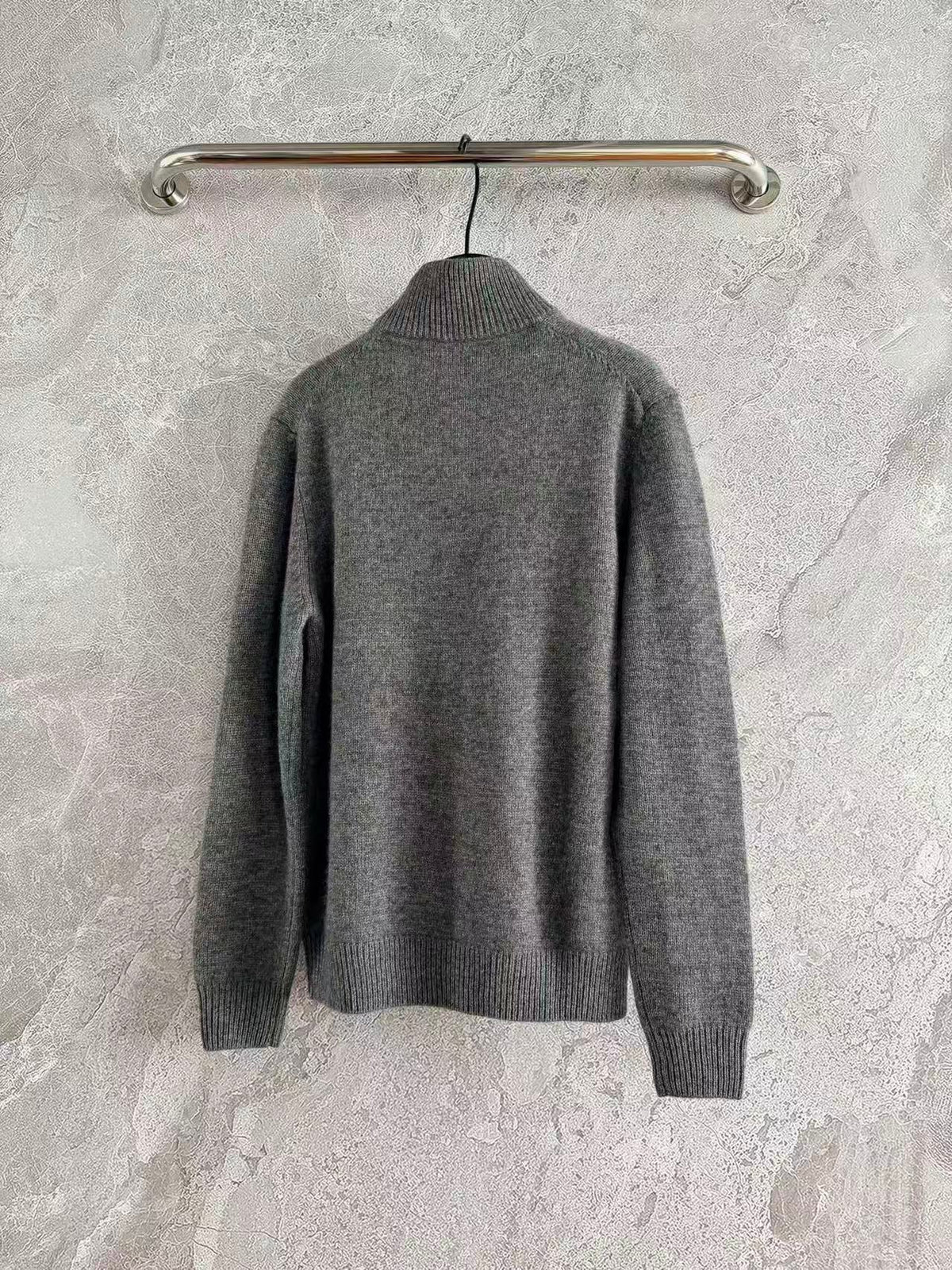 PRADA GRAY CASHMERE CARDIGAN