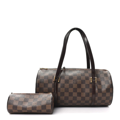 Damier Ebene Papillon 30 With Companion