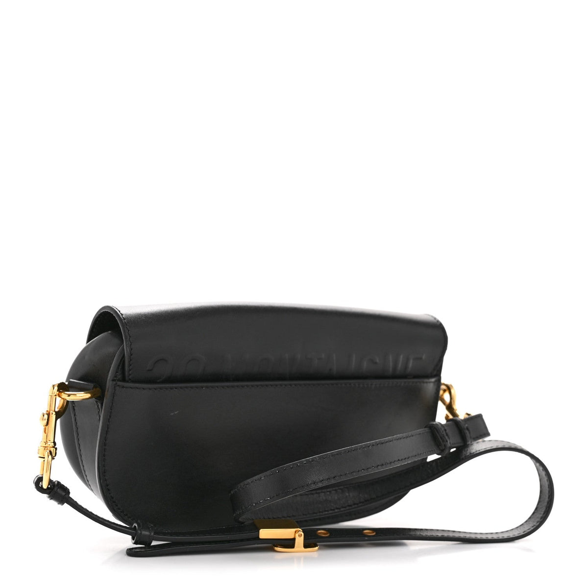 Box Calfskin East West Bobby Bag Black