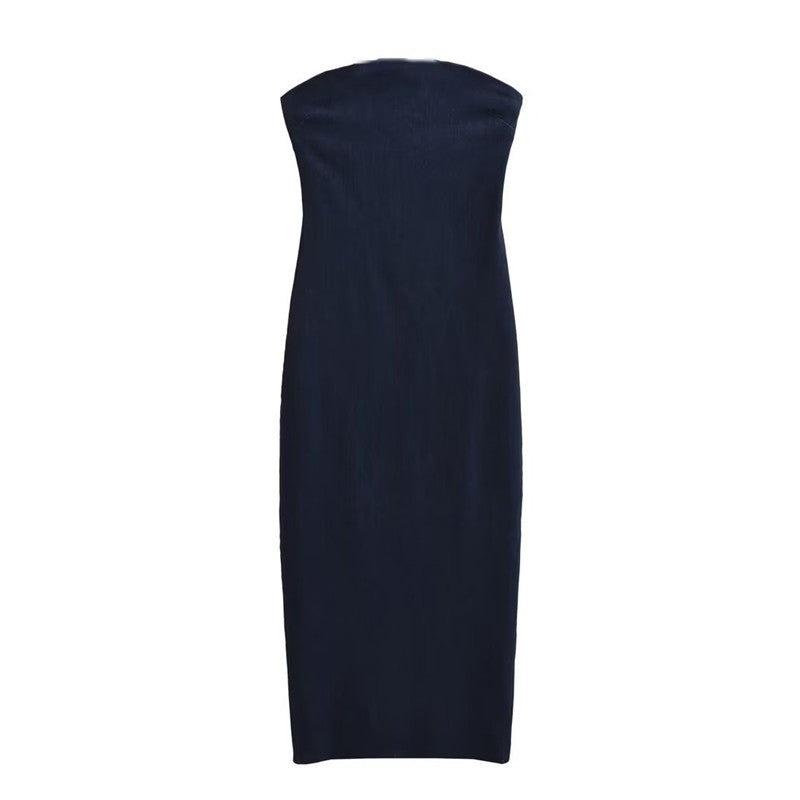Slimming Denim Tube Dress