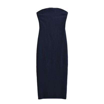 Slimming Denim Tube Dress