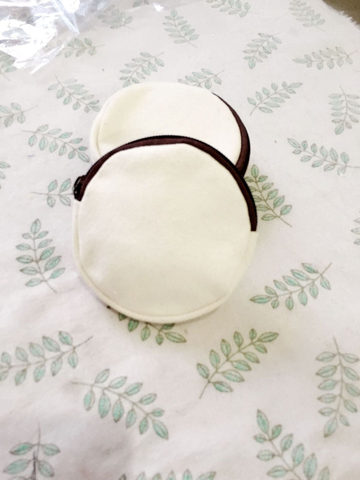 Round Cartoon Coin Purse Canvas Zipper Bag Cute and Customizable