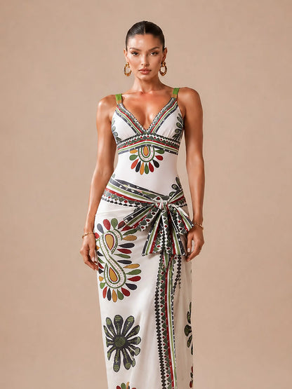 Zoey Printed Swimsuit Set