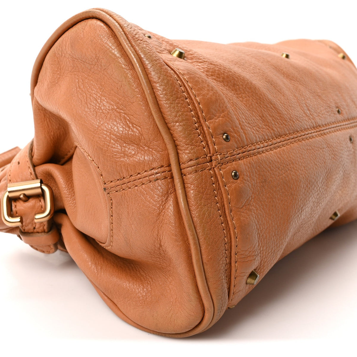 Calfskin Medium Paddington Satchel Tan
