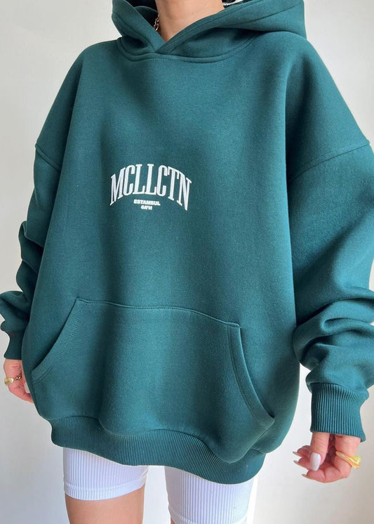 Oversized Hoodie With Soft Warm Material