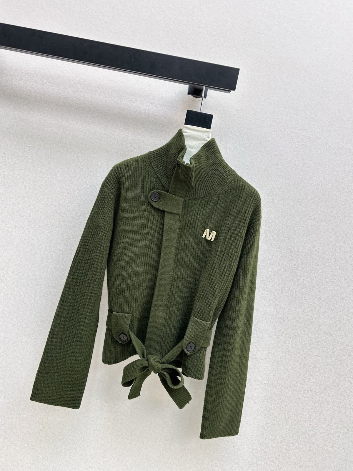 MAX MARA 25S STAND COLLAR CARDIGAN COAT 037