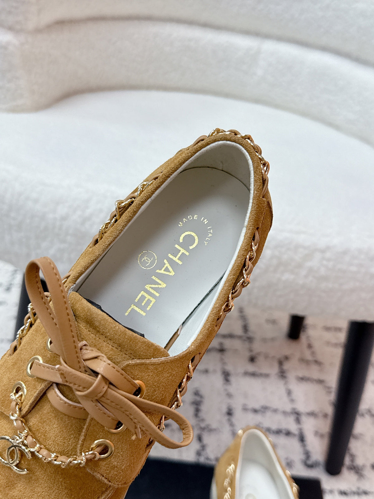 CC Cruise 25/26 Moccasins Brown White Suede