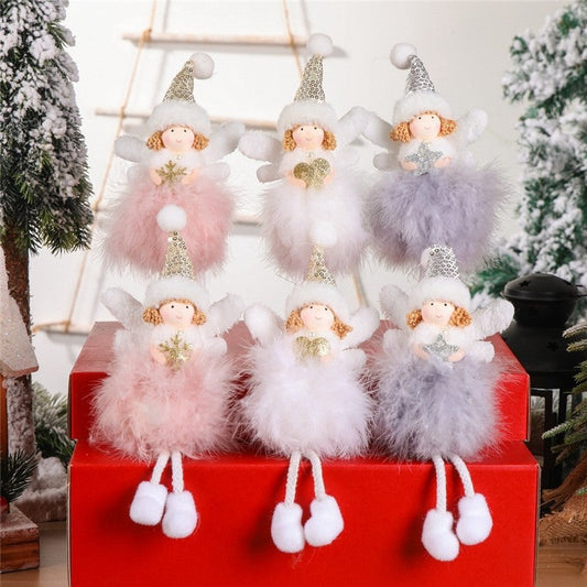 Feather Angel Christmas Ornament