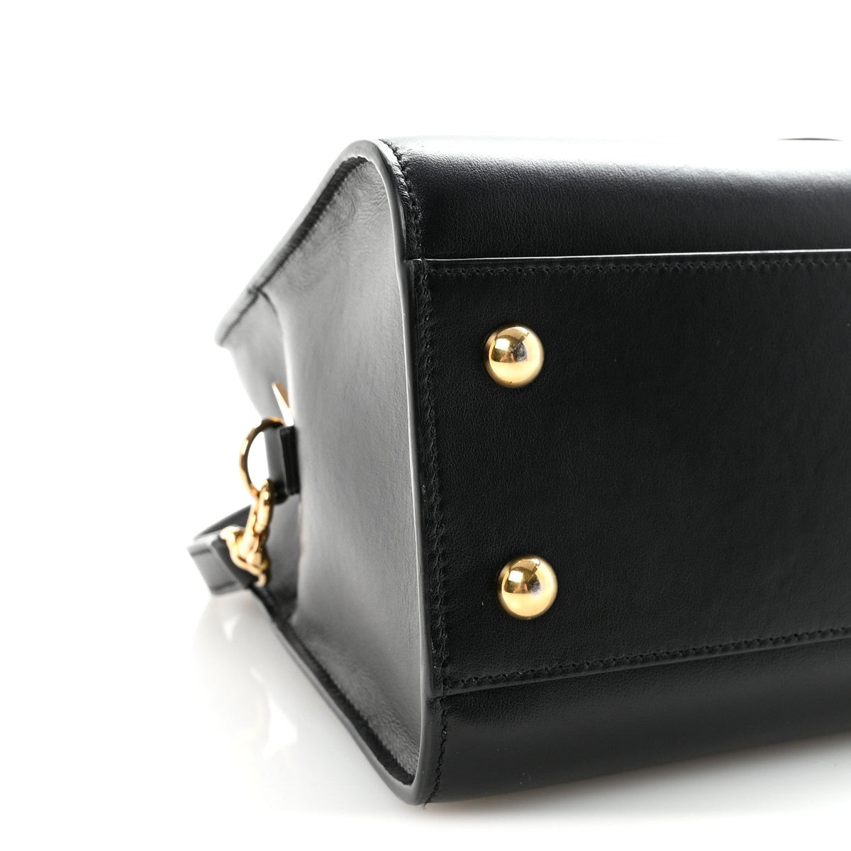 Calfskin Monogram Baby Cabas Black