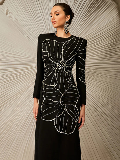 Aurelia Maxi Dress In Black