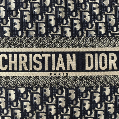 Oblique Medium Book Tote Blue Multicolor