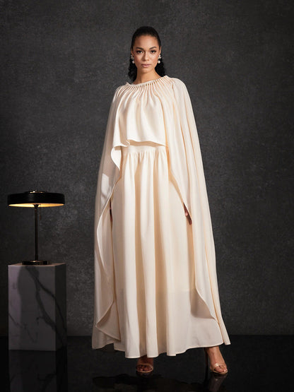Antonina Cape Dress Set