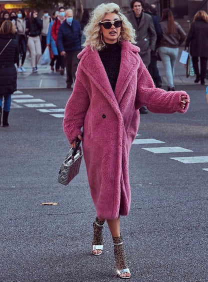 Milena Eco Fur Bear Coat