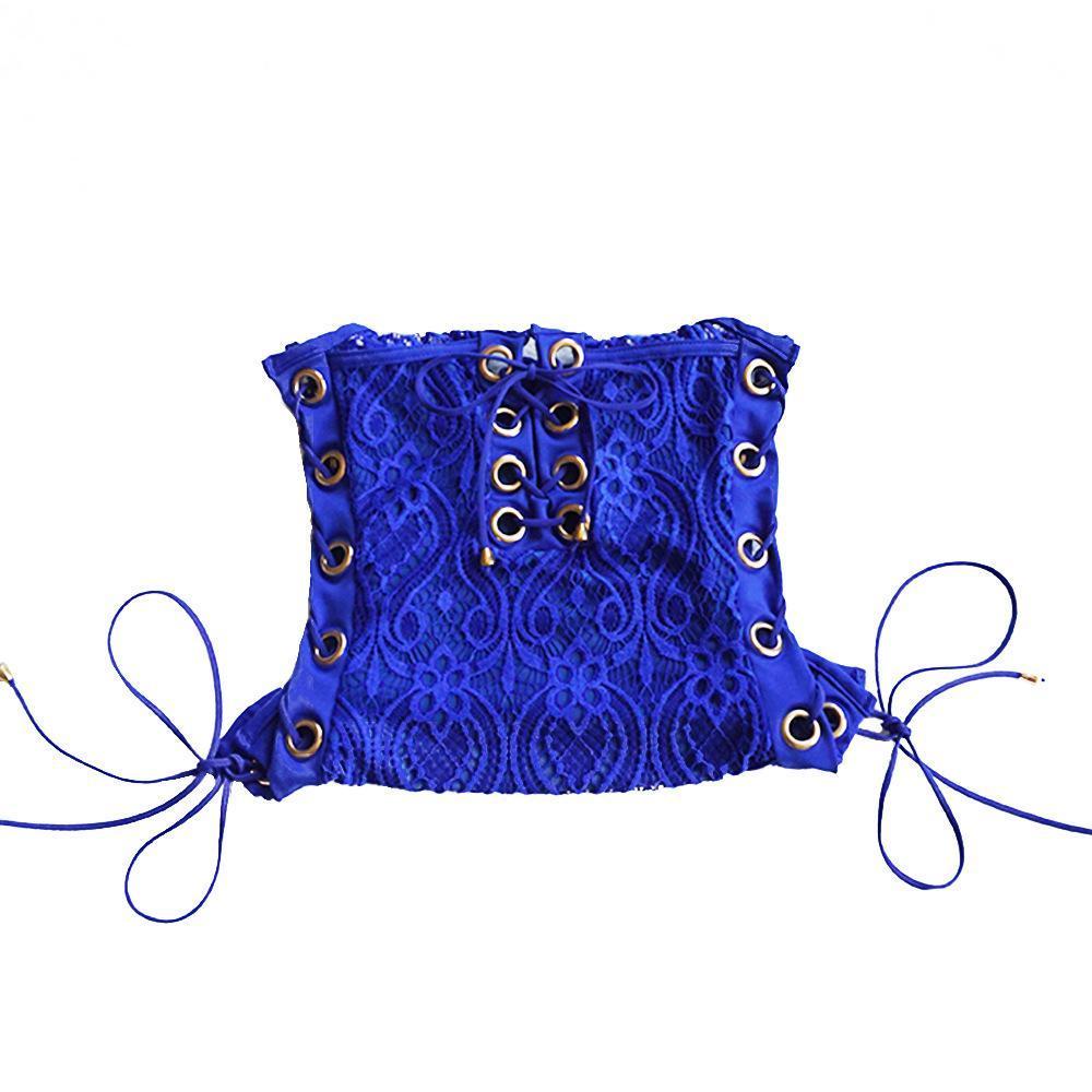 New Arrival Lace Perspective Strap V-Neck Bikini 6-Color Swimwear