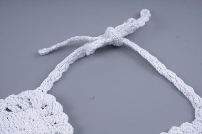 Sexy Halter Knit Tassel Bohemia Beach Tops