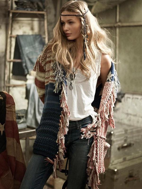 Knit Tassel Long Sleeve Cardigan Tops