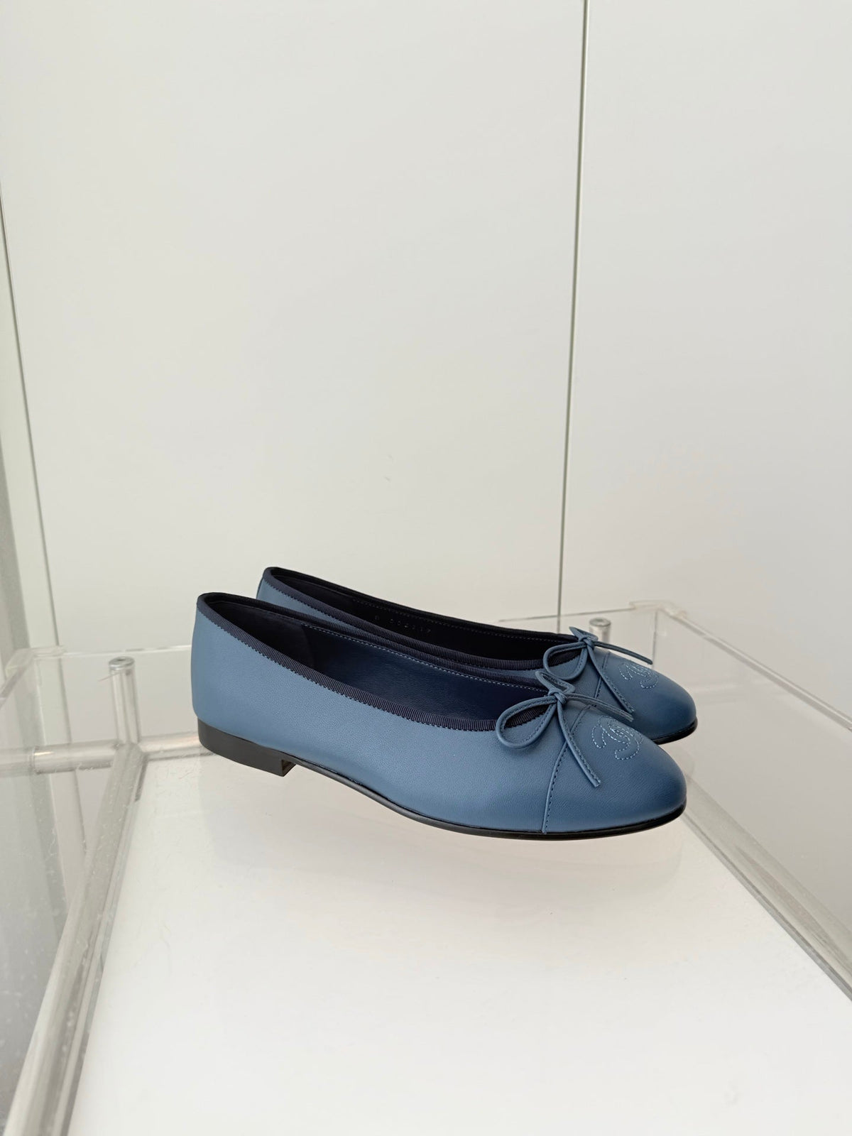 ballet flats blue lambskin 566816