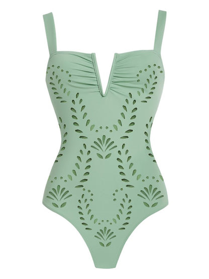 Noemi Hollow Out Swimsuit Set