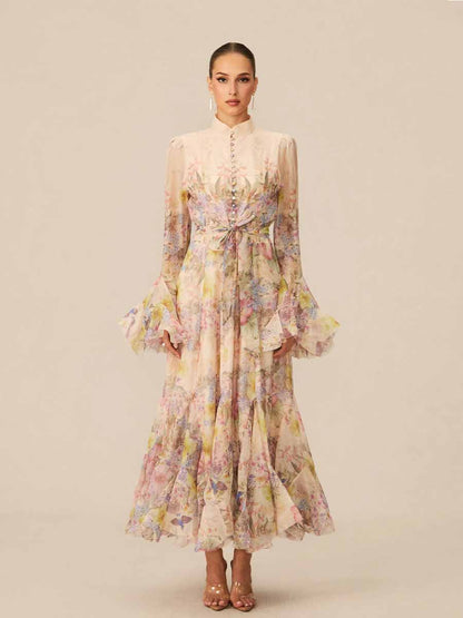 Arianne Floral Print Maxi Dress