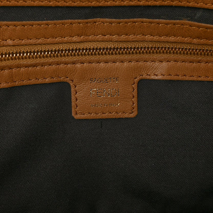 Nappa FF 1974 Embossed Baguette Miele Scuro