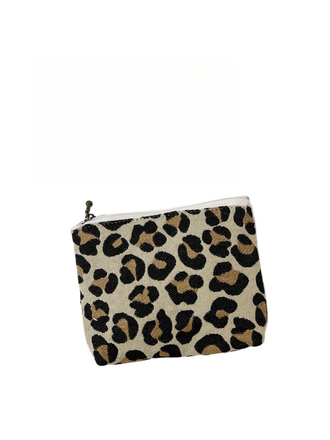 Cosbai - Small Coin Purse with Leopard &amp; Floral Prints