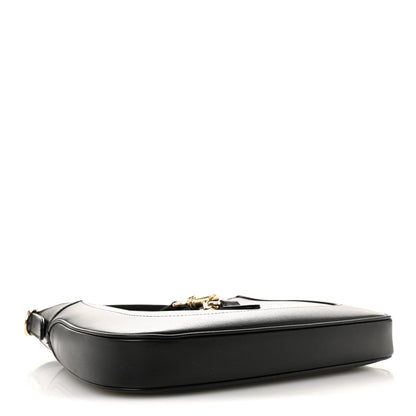 Calfskin Small Jackie Shoulder Bag Black