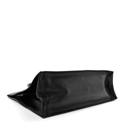 Vitello Rive Gauche Large Tote Black