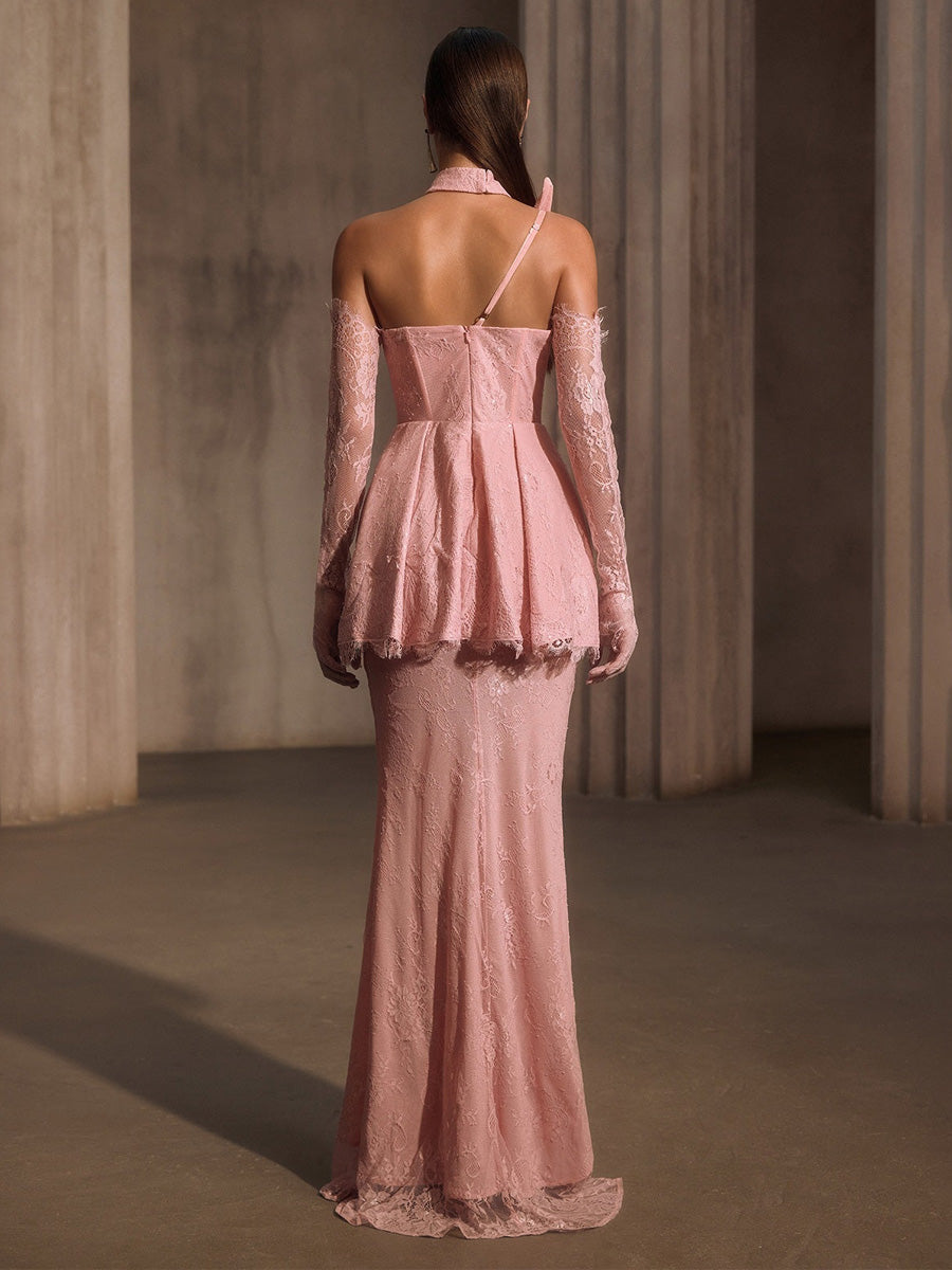 Milana Corset Lace Maxi Dress