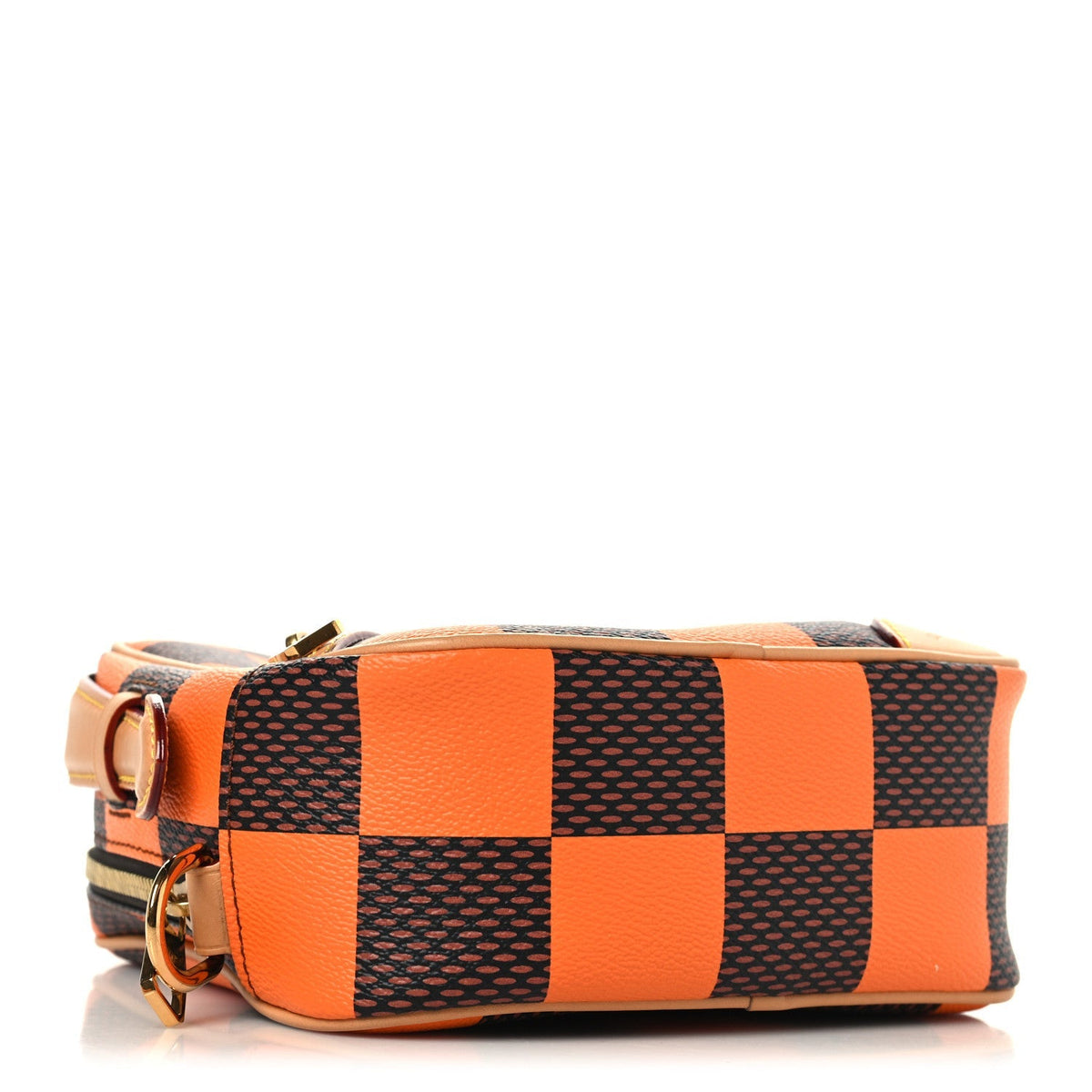 Damier Pop Chess Messenger Orange
