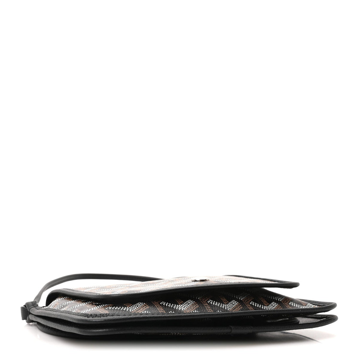 Goyardine Plumet Wallet Clutch Black