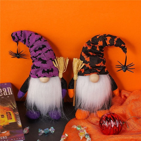 Faceless Gnome Halloween Decor