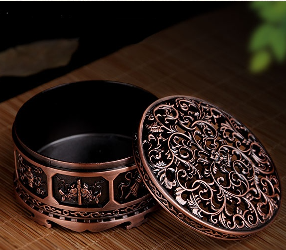 All-Metal Cloisonne Enamel Tibetan Incense Burner