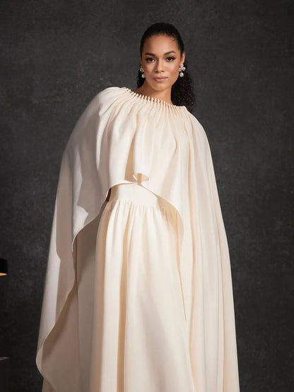 Antonina Cape Dress Set
