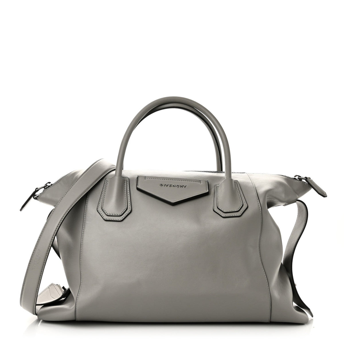 Soft Calfskin Medium Soft Antigona Pearl Grey