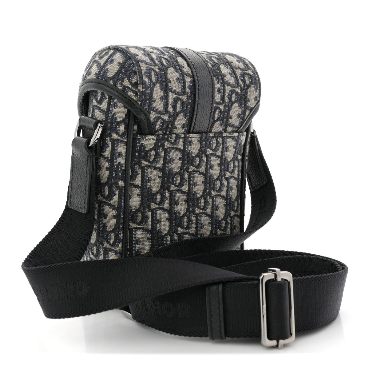 Oblique Vertical Mini Messenger Flap Blue