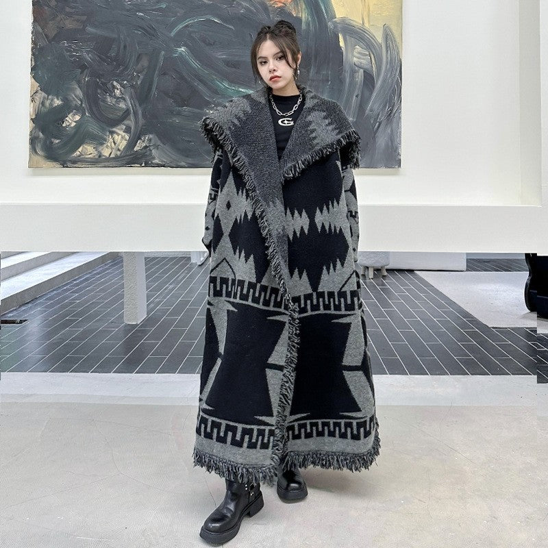 Loose Knitted Cardigan Coat