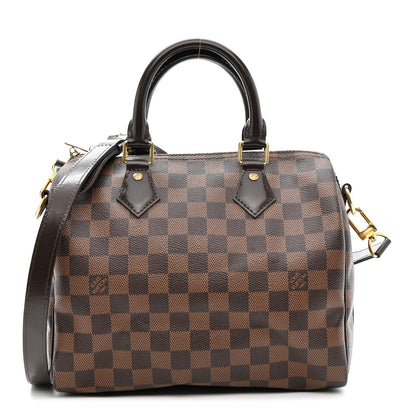 Damier Ebene Speedy Bandouliere 25