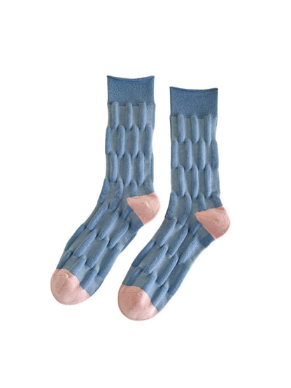 Rufia -  Seamless Mid-Crew Capsule Socks for Women - Fresh &amp; Cute
