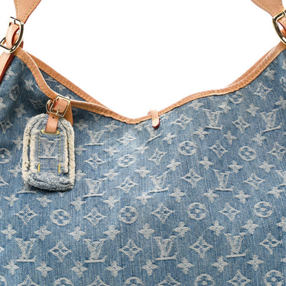 Monogram Denim CarryAll MM Blue