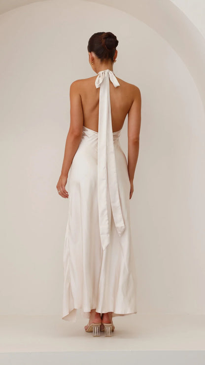 Amalia Maxi Dress - Champagne