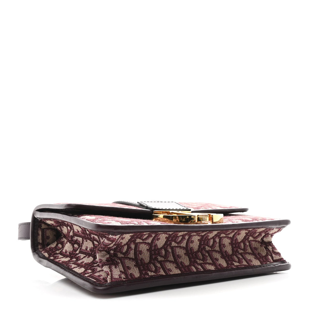 Oblique 30 Montaigne Flap Bag Burgundy