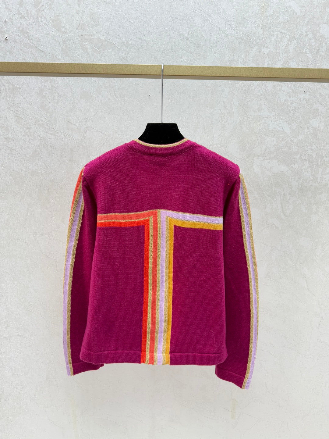 Chanel 2025 Cardigan Purple Wool 716294