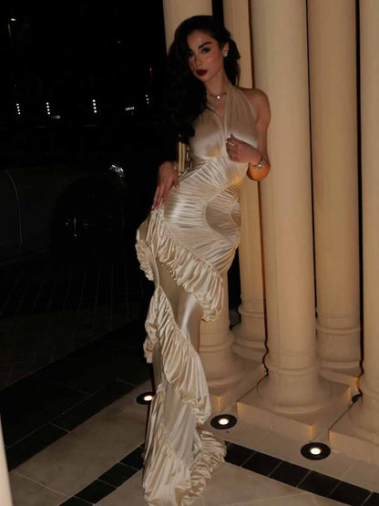 Brynn Pleated Maxi Dress