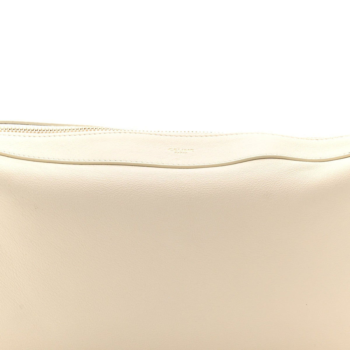 Supple Calfskin Medium Romy Shoulder Bag Rice