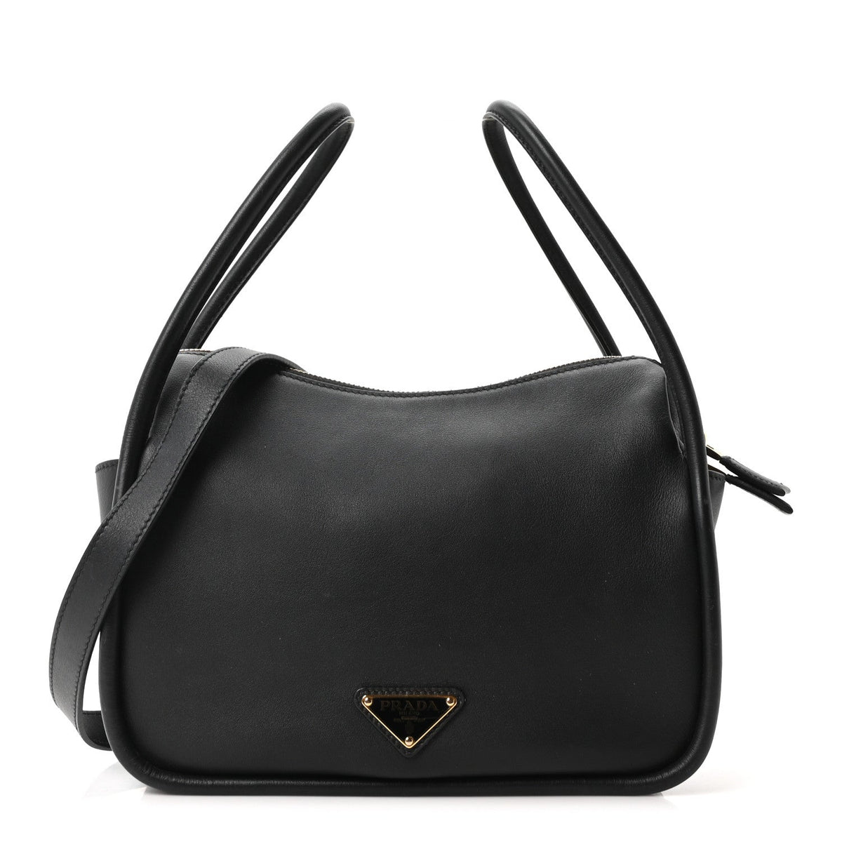 Soft Calfskin Darling Shoulder Bag Black