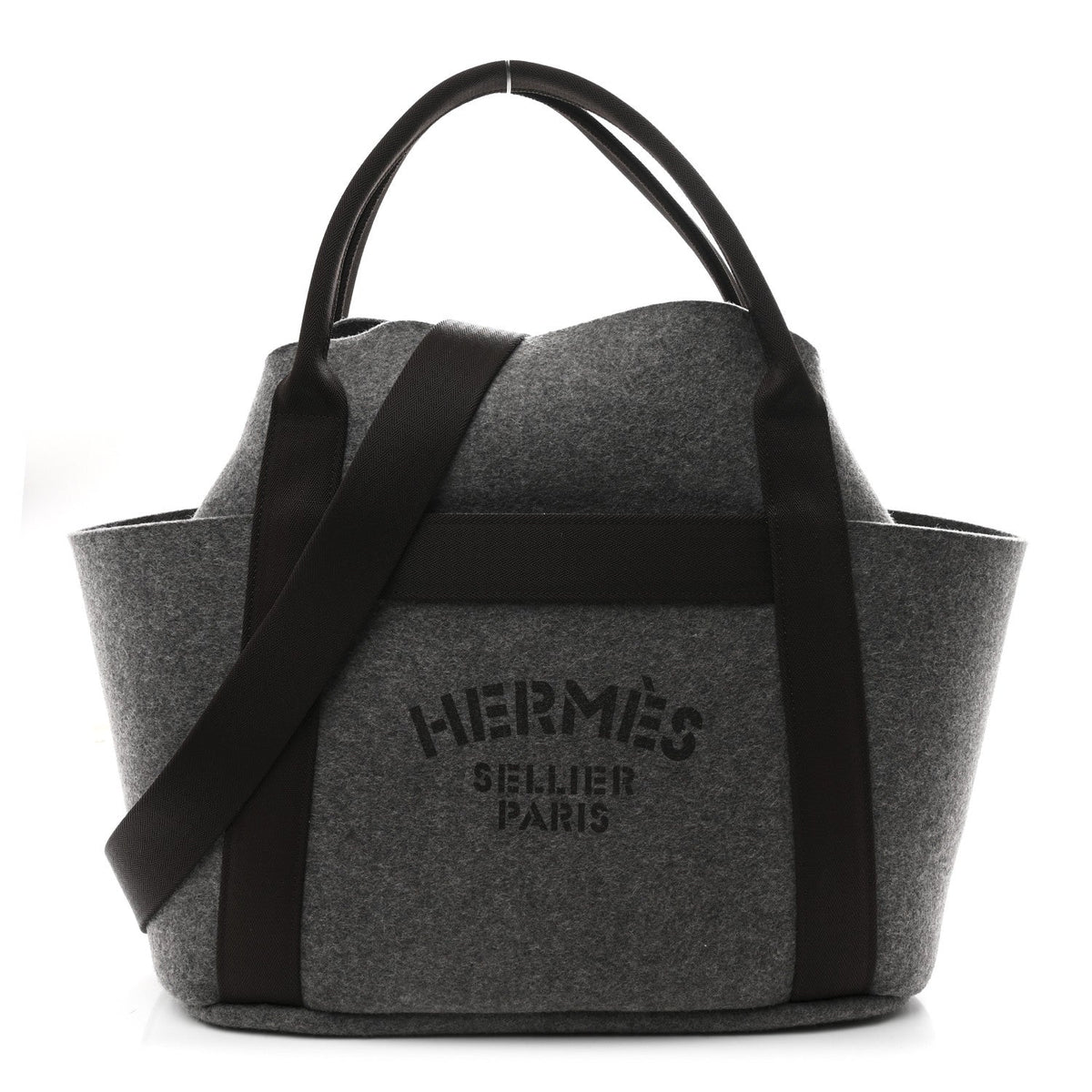 Felt Sac De Pansage Groom Bag Acier