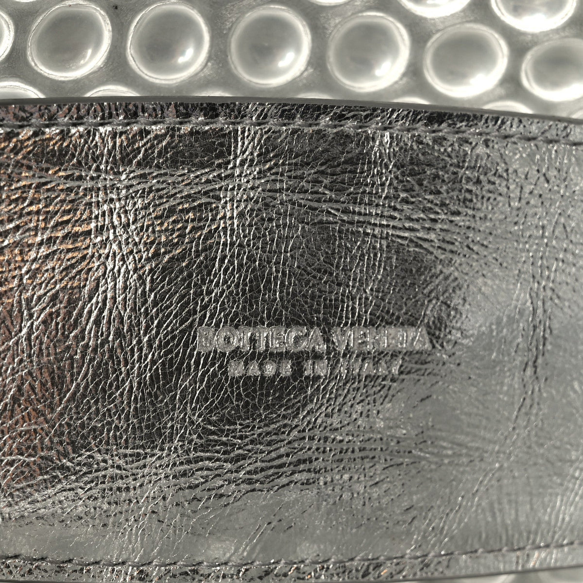 Metallic Fabric Bubble Wrap The Mini Pouch Silver