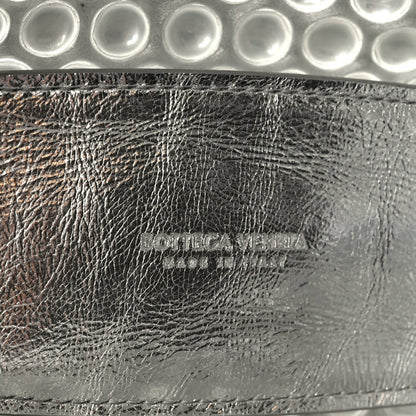 Metallic Fabric Bubble Wrap The Mini Pouch Silver