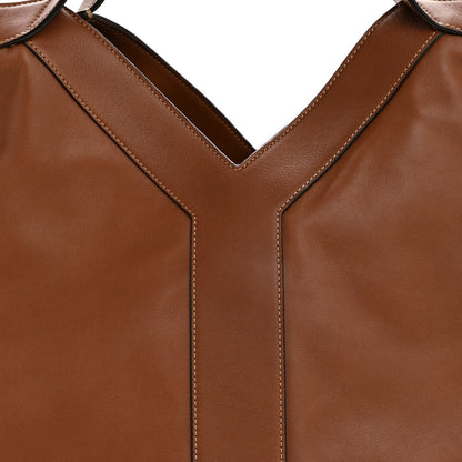Calfskin Y Tote Brick